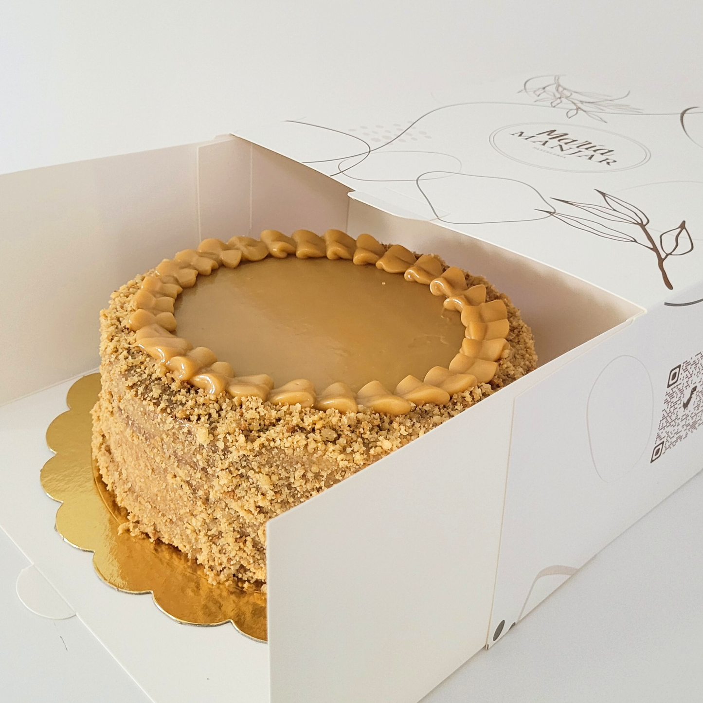Torta Crocante Frambuesa - 15 personas