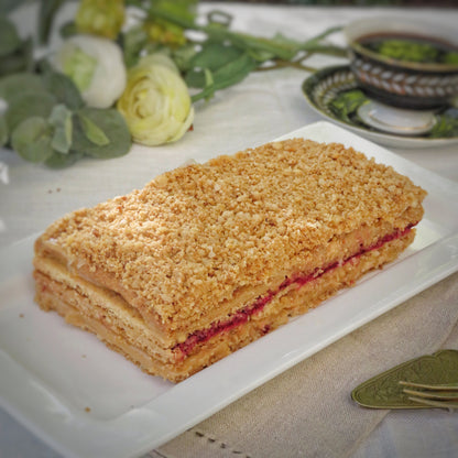 Brazo Crocante Frambuesa (6 a 8 porciones)