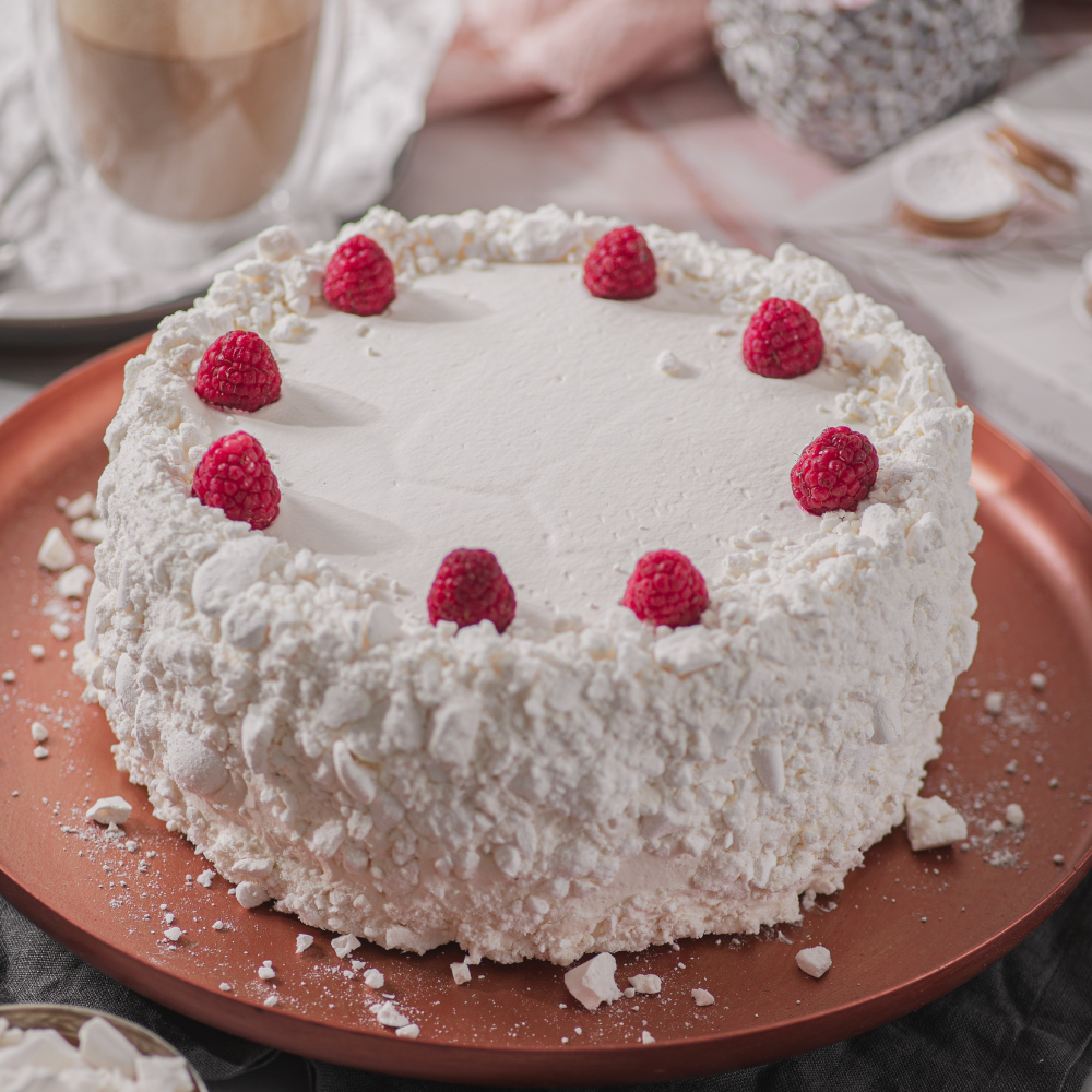 Torta Merengue Frambuesa - 15 personas