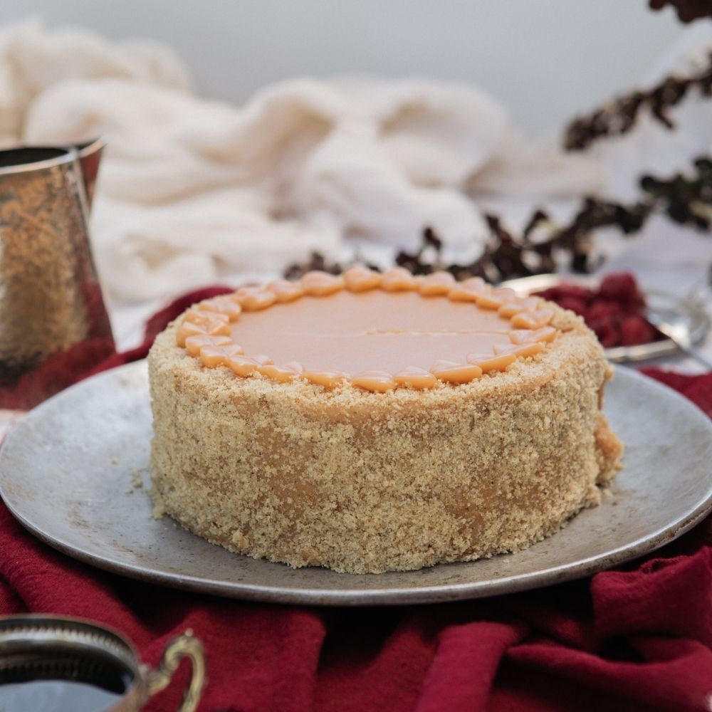 Torta Crocante Frambuesa - 15 personas