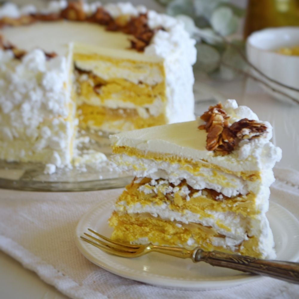 Torta Merengue Lúcuma - 25 personas